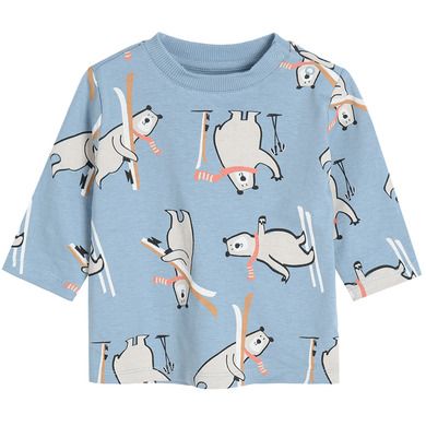Cool Club, Bluza cu maneca lunga pentru baieti, ecru, albastru, bleumarin, set 3 buc.
