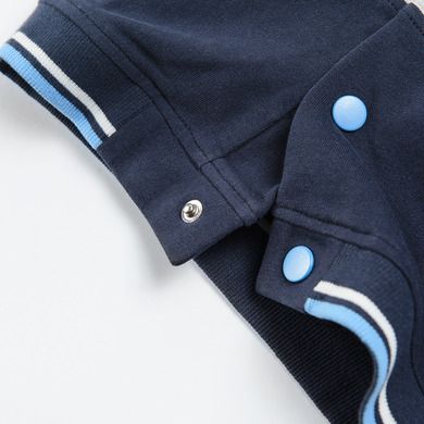 Cool Club, Bluza cu nasturi pentru baieti, gri-bleumarin, imprimeu Monster