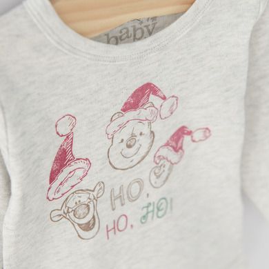 Cool Club, Body cu maneca lunga pentru baieti, mix, imprimeu Winnie the Pooh, set 3 buc.