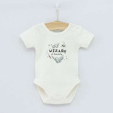 Cool Club, Body cu maneca scurta pentru bebelusi, mix de culori, imprimeu Harry Potter, set 3 buc.