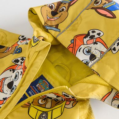 Cool Club, Geaca cu gluga pentru baieti, galben, imprimeu Paw Patrol