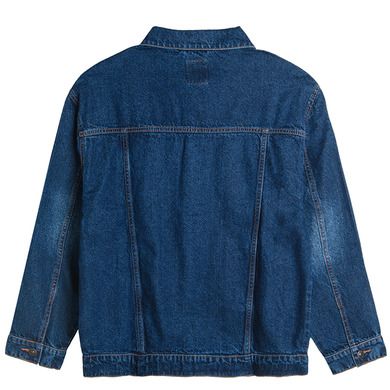 Cool Club, Geaca de blugi pentru baieti, oversize, albastru inchis denim