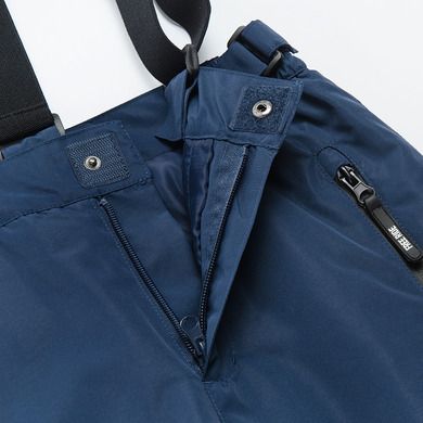 Cool Club, Pantaloni de schi cu bretele pentru baieti, bleumarin