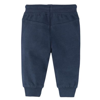 Cool Club, Pantaloni trening pentru baieti, bleumarin, imprimeu Hi kid!