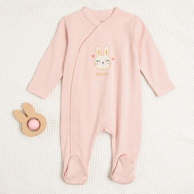 Cool Club, Pijama tip salopeta pentru fete, bumbac organic, roz, negru-grafit, imprimeu inimioare, set 2 buc.