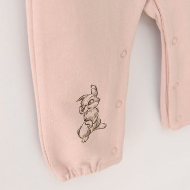 Cool Club, Pijama tip salopeta pentru fete, roz, imprimeu Bambi