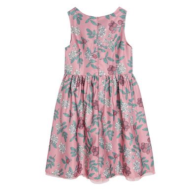 Cool Club, Rochie fara maneci pentru fete, roz, imprimeu flori