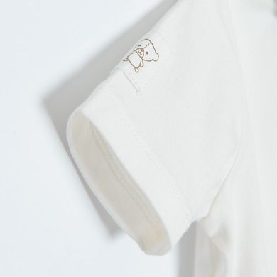 Cool Club, Set pentru baieti, Body cu maneca scurta, Pantaloni scurti, alb-albastru