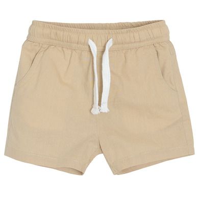 Cool Club, Set pentru baieti, Camasa cu maneca scurta, Pantaloni scurti, bej