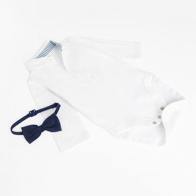 Cool Club, Set pentru baieti, Camasa tip body cu maneca lunga si papion