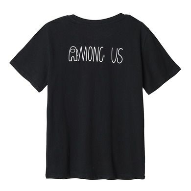 Cool Club, Tricou pentru baieti, negru, imprimeu Among Us