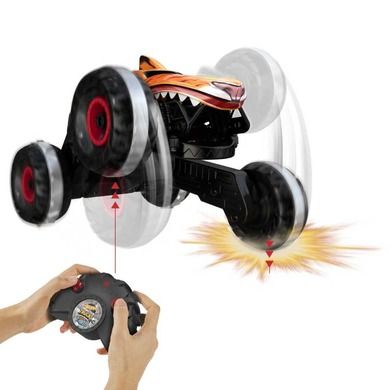Hot Wheels, Monster Trucks, Tiger Shark de neoprit, vehicul cu telecomanda, 1:15