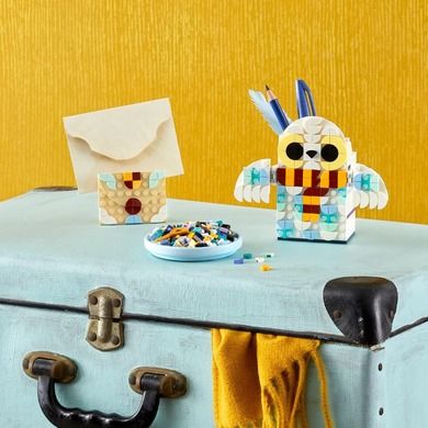 LEGO DOTS, Suport pentru creioane Hedwig, 41809