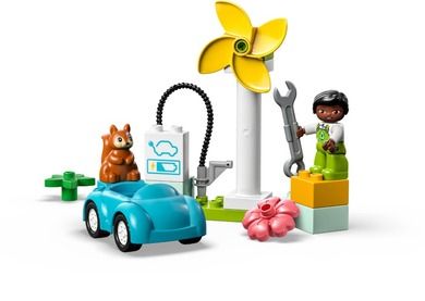 LEGO DUPLO, Orasul meu Turbina eoliana si masina electrica, 10985