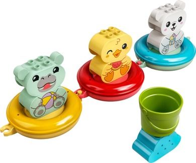 LEGO DUPLO, Prima mea distractie la baie: Tren cu animale plutitoare, 10965