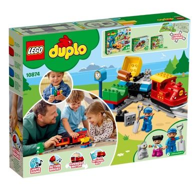 LEGO DUPLO Town, Tren cu aburi, 10874