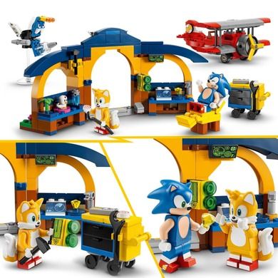 LEGO Sonic the Hedgehog, Atelierul lui Tails si avion Tornado, 76991