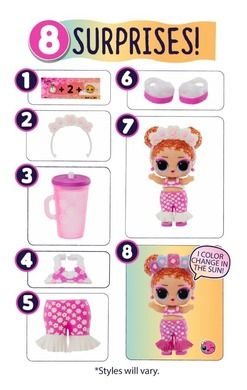 L.O.L. Surprise O.M.G., Sunshine Makeover, papusa surpriza, 1 buc.