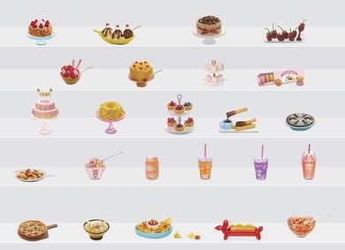 MGA's Miniverse Food, Cafe, set surpriza, 1 buc.