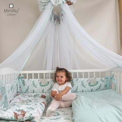 MimiNu, Lulu Natural, set lenjerie de pat single, 90-120 cm