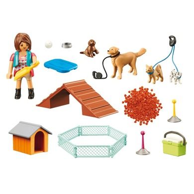 Playmobil, City Life, Gift Set: Dresorul de catei, 70676