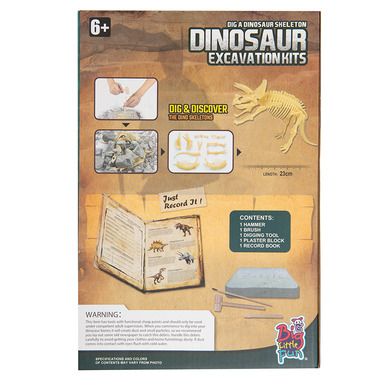 Smiki, Schelet de Triceratops, kit excavare, set de stiinta