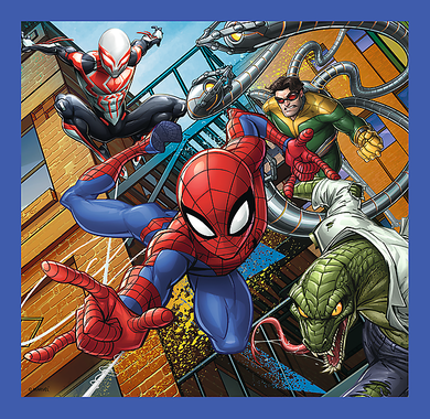 Trefl, Spider-Man, Forta paianjenului, puzzle 3in1, 106 piese