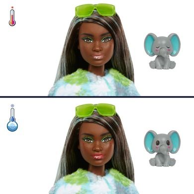 Barbie, Cutie Reveal, Elefant, papusa de serie Jungla