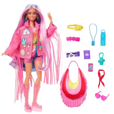 Barbie, Extra Fly, papusa Hippie cu accesorii