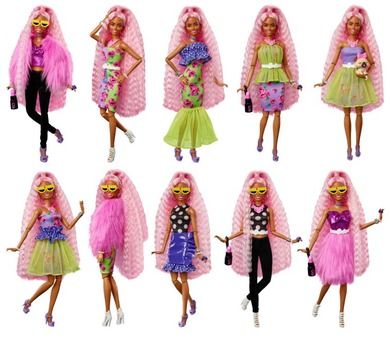 Barbie Extra, papusa deluxe cu accesorii
