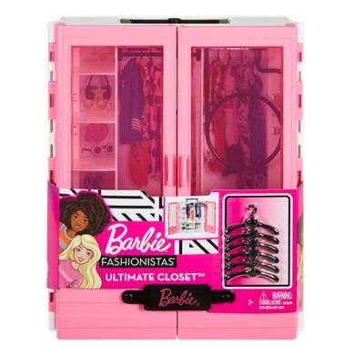 Barbie Fashionistas, Garderoba eleganta, set de accesorii pentru papusi