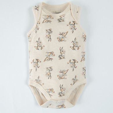 Cool Club, Body fara maneci pentru baieti, mix, imprimeu Bambi, set, 5 buc.