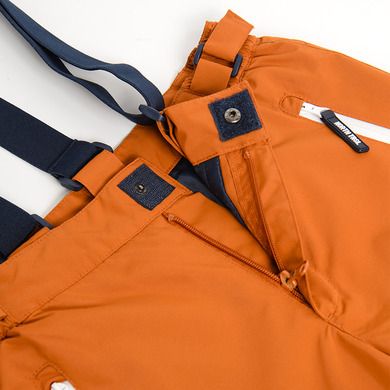 Cool Club, Pantaloni ski cu bretele pentru baieti, maro deschis