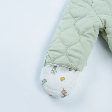 Cool Club, Pijama calduroasa tip salopeta pentru bebelusi, menta verde