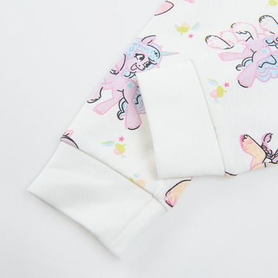 Cool Club, Pijama pentru fete, ecru, imprimeu My Little Pony
