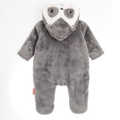 Cool Club, Pijama tip salopeta calduroasa pentru copii, gri, Fisher-Price
