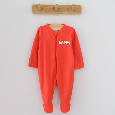 Cool Club, Pijama tip salopeta pentru baieti, bumbac organic, ecru, bej, rosu, Fisher-Price, set 3 buc.