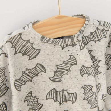 Cool Club, Pijama tip salopeta pentru baieti, galben mustar, gri, imprimeu Batman, set 2 buc.