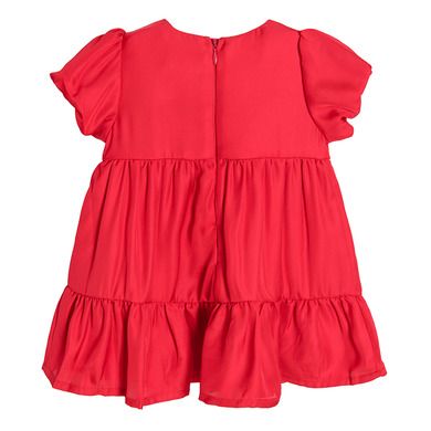 Cool Club, Rochie cu maneca scurta pentru fete, rosu