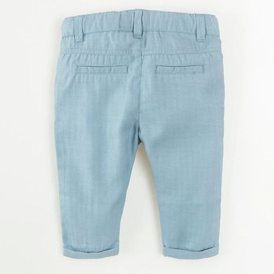 Cool Club, Set pentru baieti, body-camasa cu maneca lunga, vesta, pantaloni din material textil, papion, alb-albastru