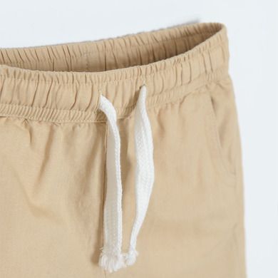 Cool Club, Set pentru baieti, Camasa cu maneca scurta, Pantaloni scurti, bej