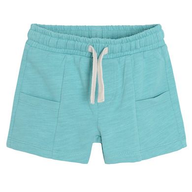 Cool Club, Set pentru baieti, Tricou, Pantaloni scurti, bej-turcoaz