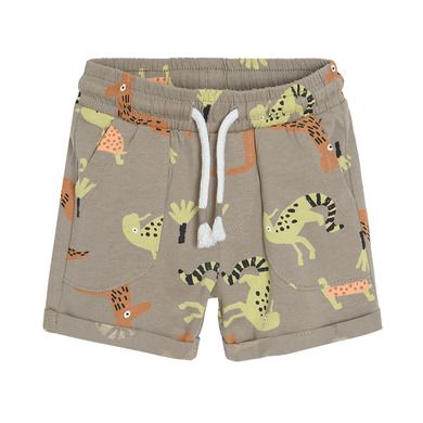 Cool Club, Set pentru baieti, Tricou, Pantaloni scurti, portocaliu-gri