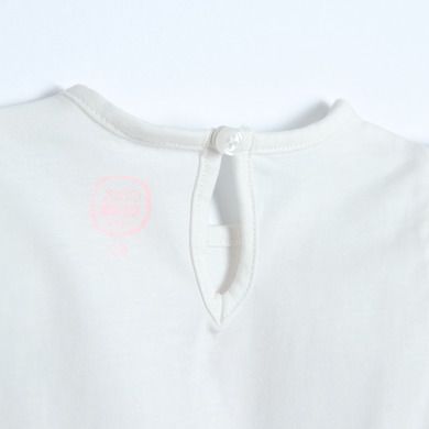 Cool Club, Set pentru fete, Body cu maneca scurta, Pantaloni scurti, alb, violet