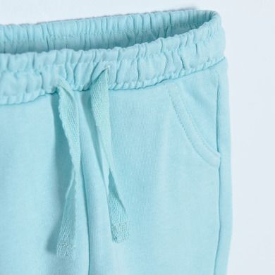 Cool Club, Set pentru fete, Body cu maneca scurta, Pantaloni trening, ecru-menta verde