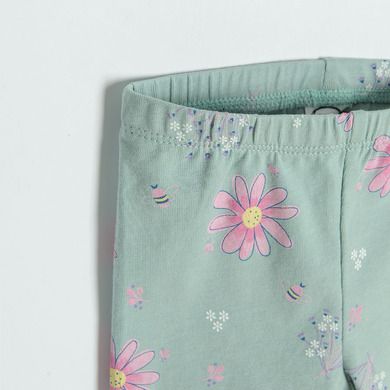 Cool Club, Set pentru fete, Body-rochie cu maneca lunga, Colanti, Bentita, violet-verde
