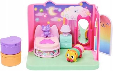 Gabby's Dollhouse, Gabby, Dormitor, set de joaca cu figurina si accesor