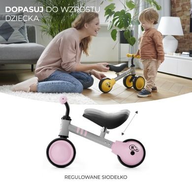 Kinderkraft, Cutie, mini-tricicleta bicicleta, roz