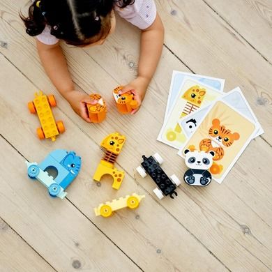 LEGO DUPLO Creative Play, Primul meu tren cu animale, 10955