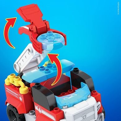 Mega Bloks, Paw Patrol, Marshall, masina si figurina, set de constructie, 34 piese